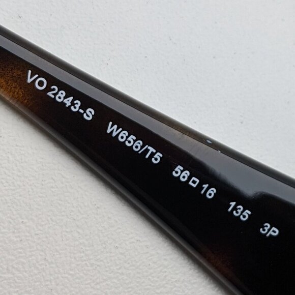 Vogue VO2843-S W656/T5 Polarized Cat Eye Butterfly Sunglasses 56/16-135/ALH811 - Picture 6 of 8